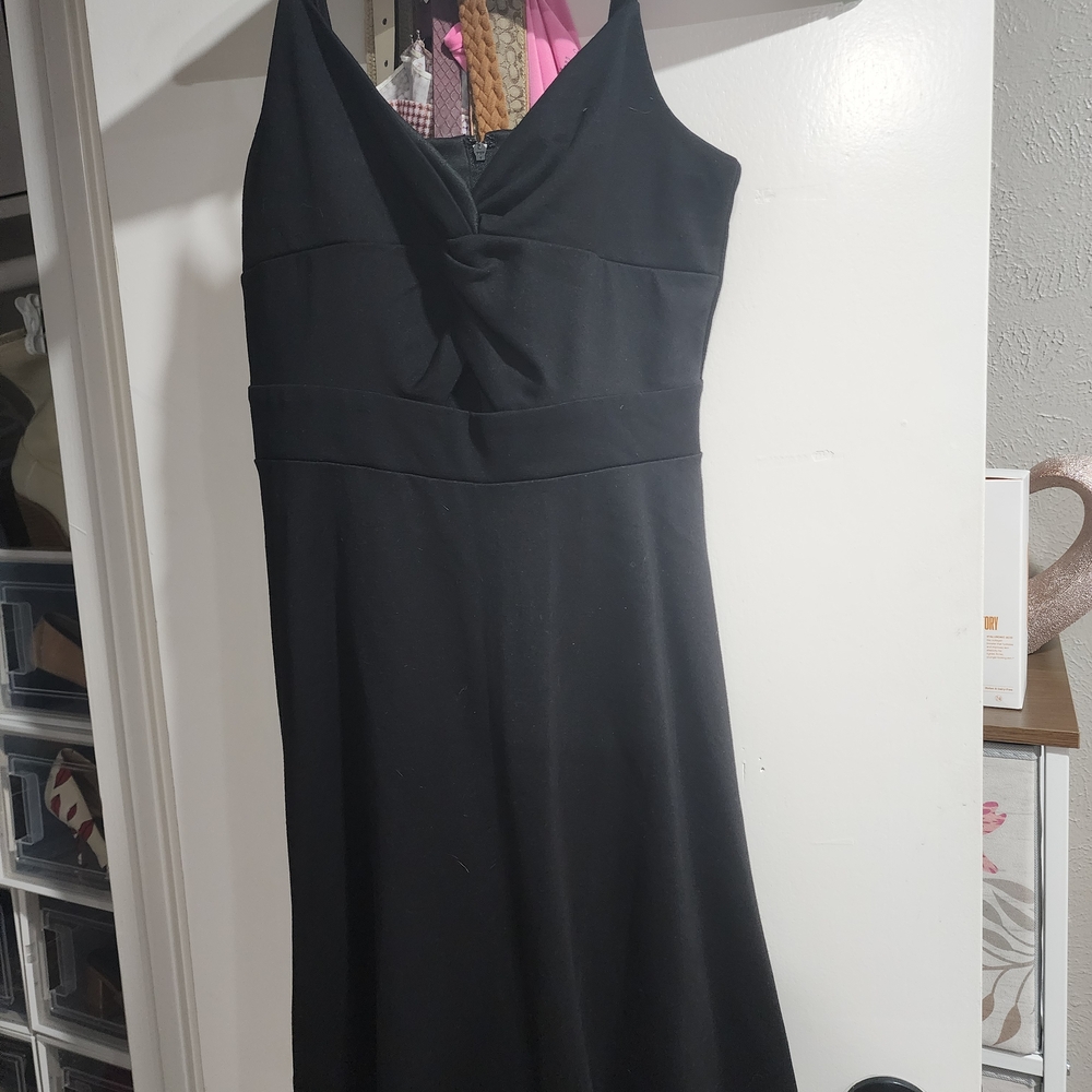 Dillards Elegant Black Sleeveless Dress